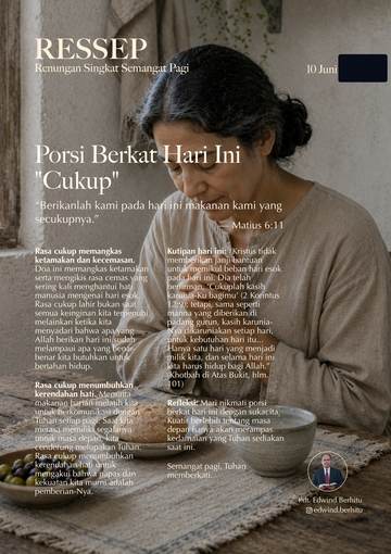 Daily Bread — 15 February