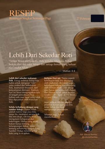 Daily Bread — 27 February