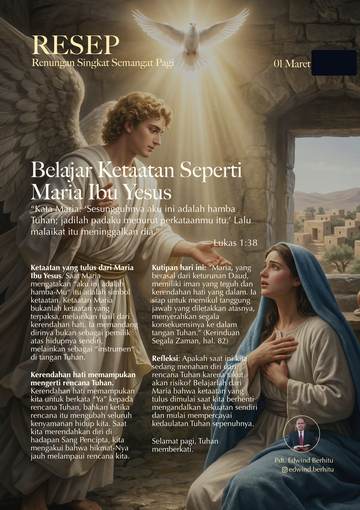 Daily Bread — 1 March