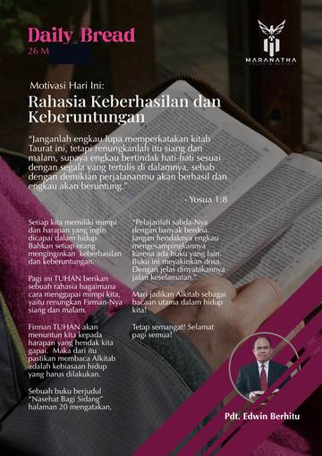 Daily Bread — 26 March