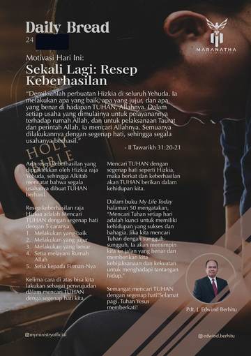 Daily Bread — 24 April
