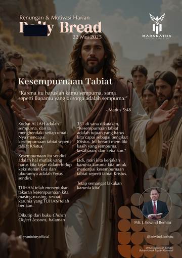 Daily Bread — 22 May