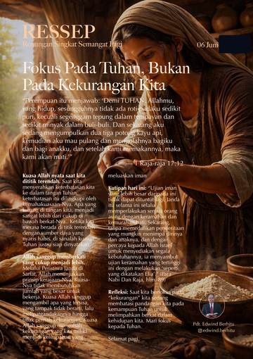 Daily Bread — 6 June