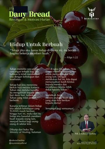 Daily Bread — 27 June