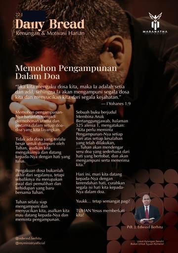 Daily Bread — 22 July