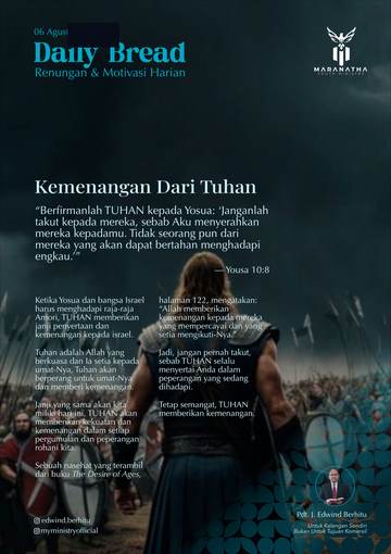 Daily Bread — 6 August