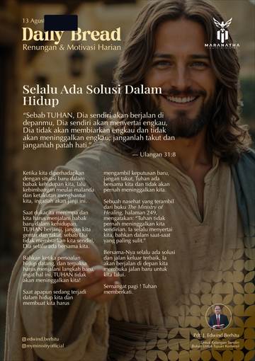 Daily Bread — 13 August