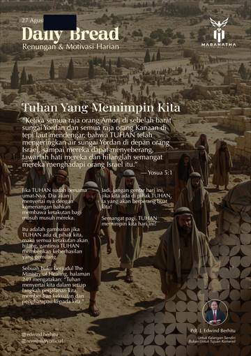 Daily Bread — 27 August
