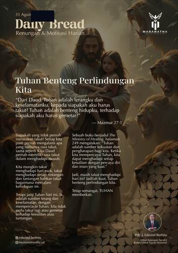 Daily Bread — 31 August