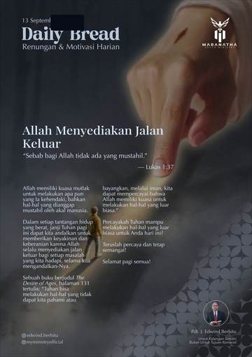 Daily Bread — 13 September
