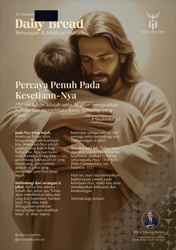 Daily Bread — 10 November