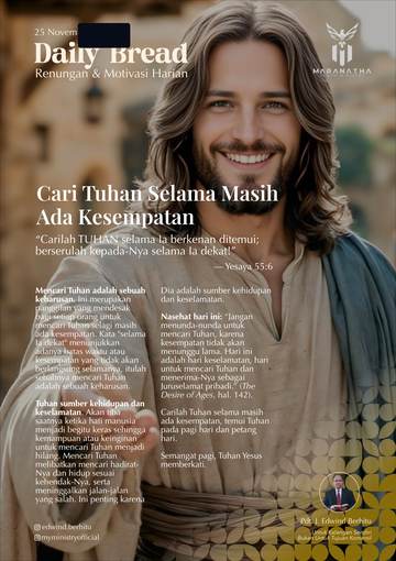 Daily Bread — 25 November