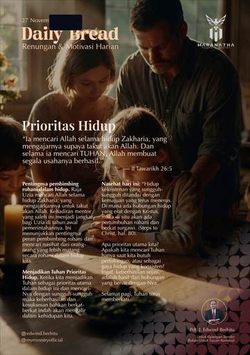 Daily Bread — 27 November