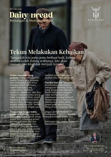Daily Bread — 4 December